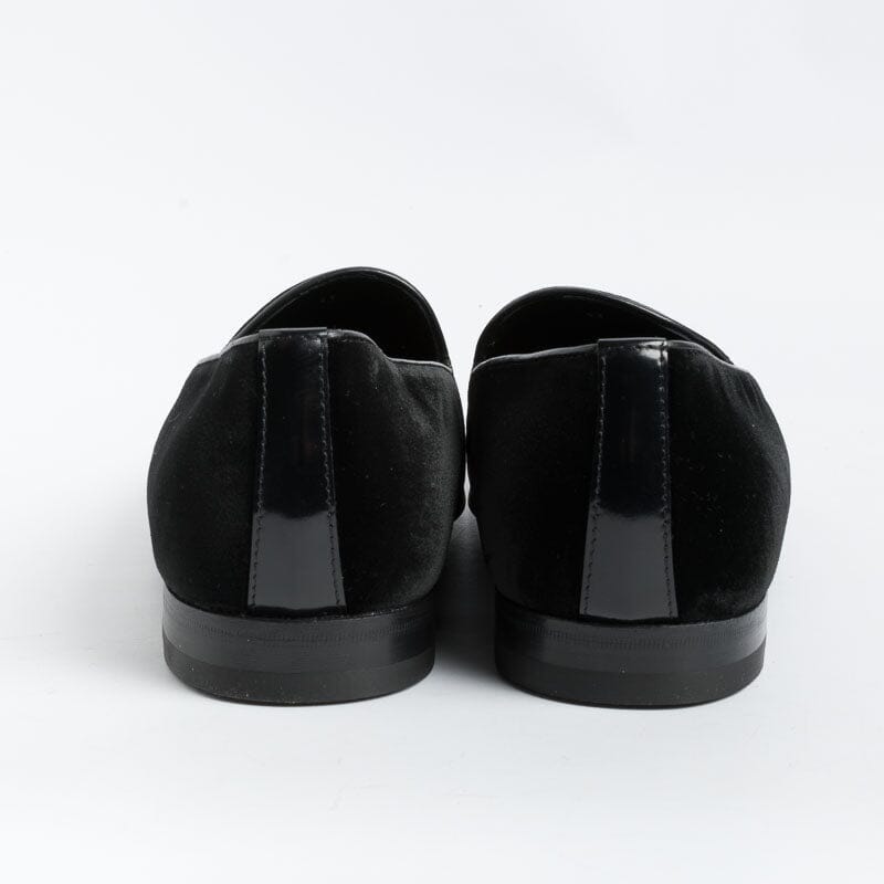 HENDERSON - Mocassino - CASINò - Velluto nero Scarpe Uomo HENDERSON