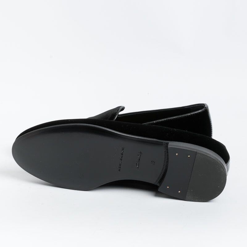 HENDERSON - Mocassino - CASINò - Velluto nero Scarpe Uomo HENDERSON