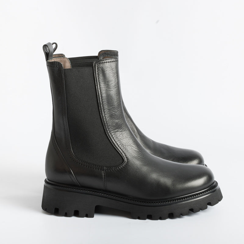 CappellettoShop - Stivaletto - Gange S3501 - Pelle Nero Scarpe Donna CAPPELLETTO 1948