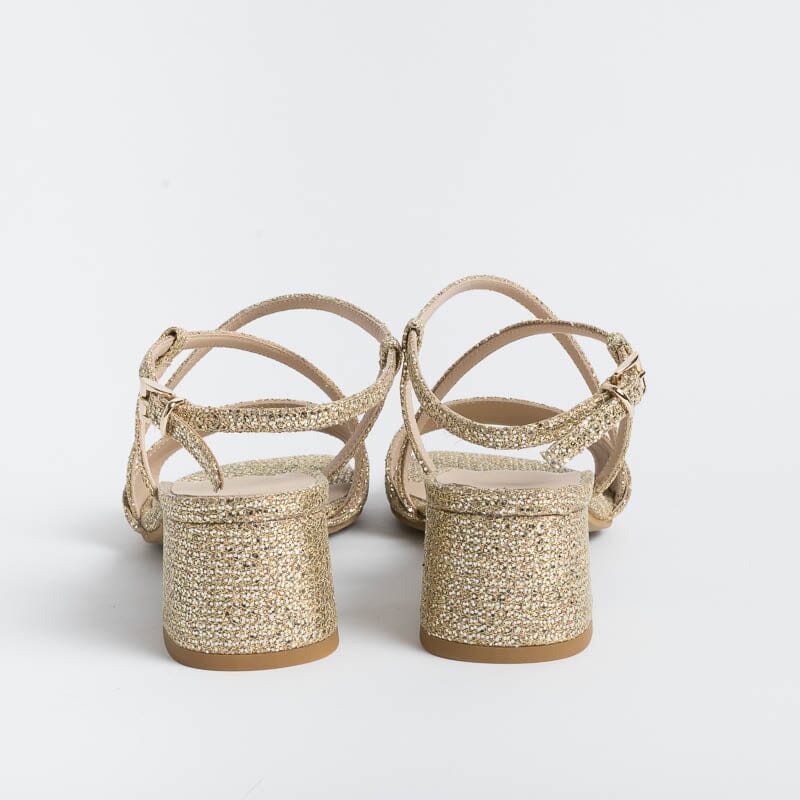 ROBERTO FESTA - Sandali MACY - Tessuto Oro Scarpe Donna Roberto Festa