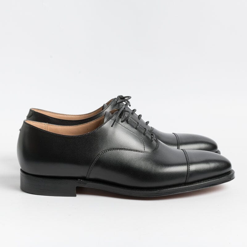 CROCKETT & JONES - Derby Francesina - Connaught - 27742A - Pelle Nero Scarpe Uomo CROCKETT & JONES