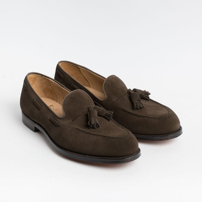 CROCKETT & JONES - Mocassino - Cavendish 2- 29376A - Camoscio Testa di Moro Scarpe Uomo CROCKETT & JONES