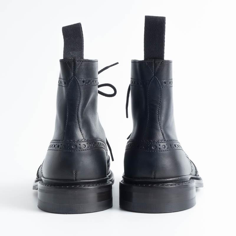 TRICKER'S - Continuativo Brogue Boot - Stow Black oily calf Scarpe Uomo Tricker's