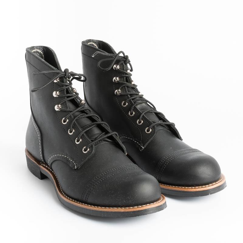 RED WING - Polacco 08084 - Iron Ranger - Black Scarpe Uomo Red Wing Shoes