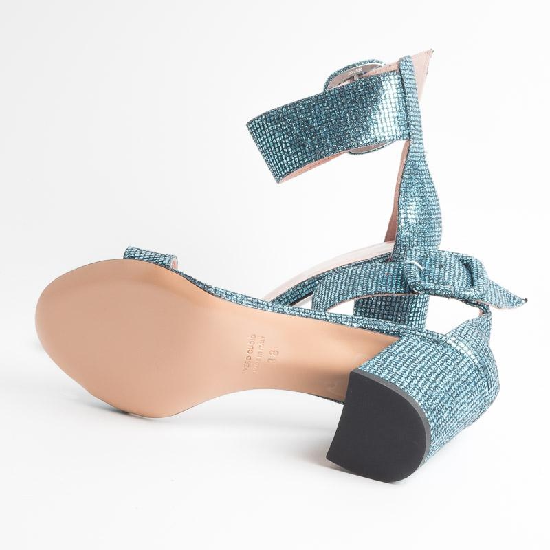 ANNA F. - Sandalo Nappa - 3024 - Maglia Petrolio Scarpe Donna Anna F.
