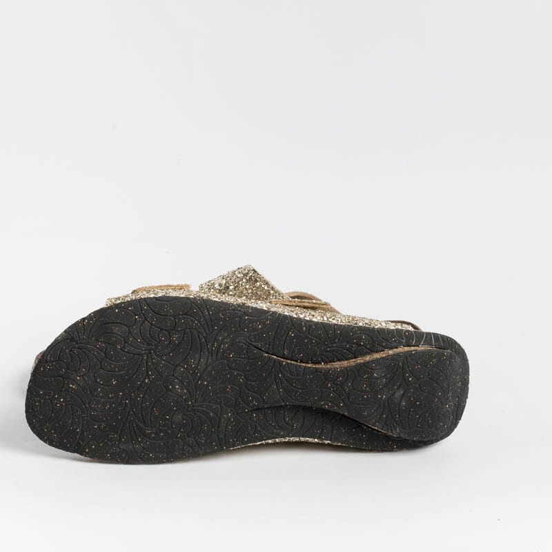 BOSABO - Sandali bassi - 430 - Glitter oro Scarpe Donna BOSABO