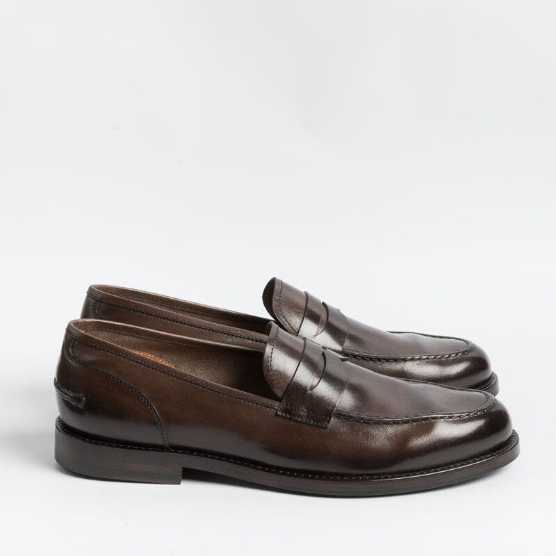 ALBERTO FASCIANI - Mocassino - 57020 - Edison - Mogano Scarpe Uomo ALBERTO FASCIANI
