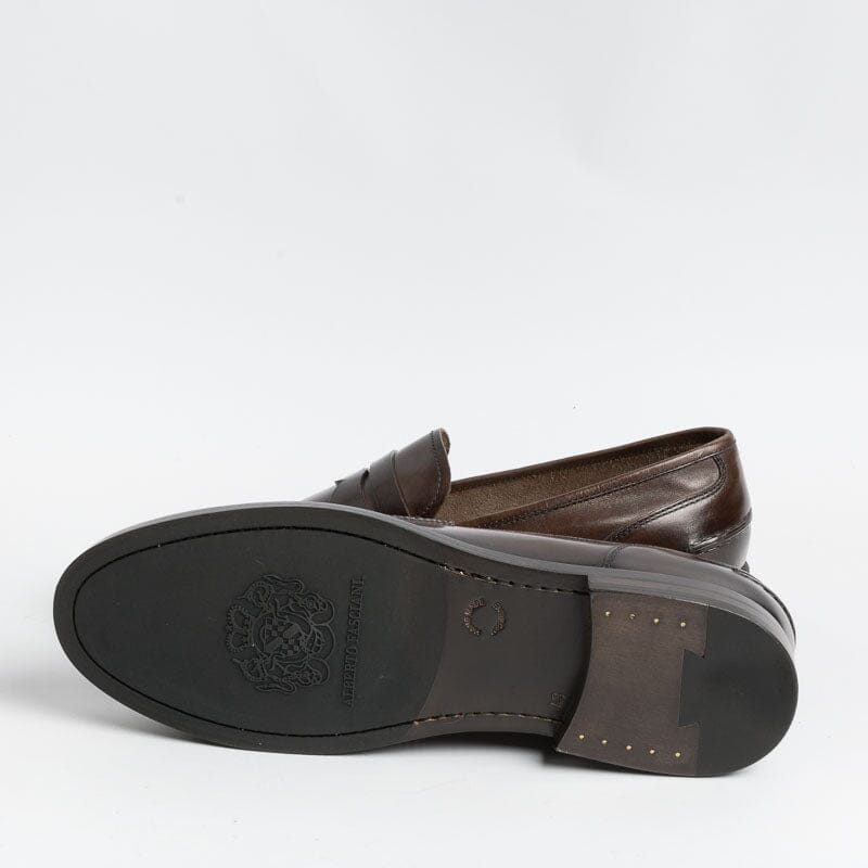 ALBERTO FASCIANI - Mocassino - 57020 - Edison - Mogano Scarpe Uomo ALBERTO FASCIANI