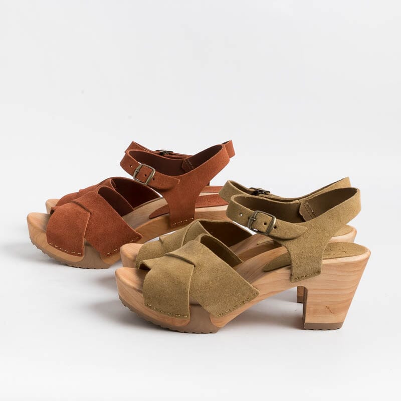 BOSABO - Sandalo - 457 - Rust Camoscio Scarpe Donna BOSABO