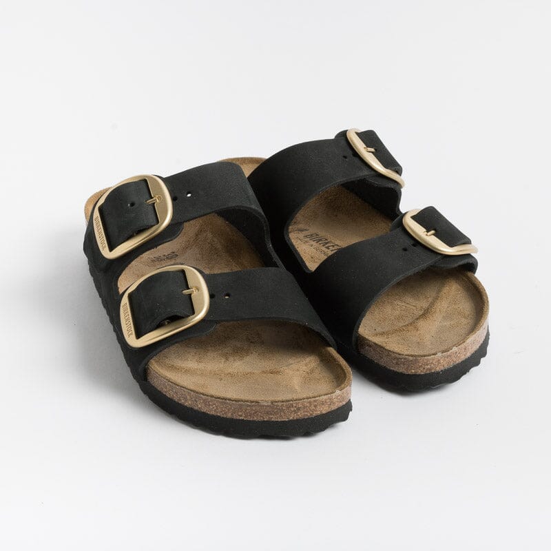 BIRKENSTOCK - 1023290 - Arizona Big Buckle - Nero Oro Scarpe Donna BIRKENSTOCK