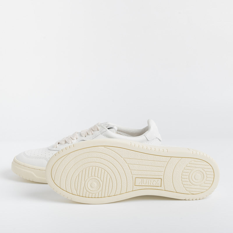 AUTRY LL15 - LOW WOM ALL LEAT - Bianco/Bianco Scarpe Donna AUTRY - Collezione donna