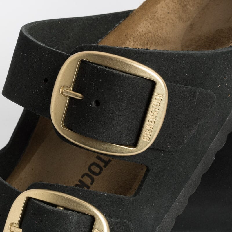 BIRKENSTOCK - 1023290 - Arizona Big Buckle - Nero Oro Scarpe Donna BIRKENSTOCK
