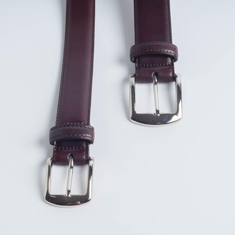 ALDEN - Cintura 0918 - Burgundy Accessori Uomo Alden