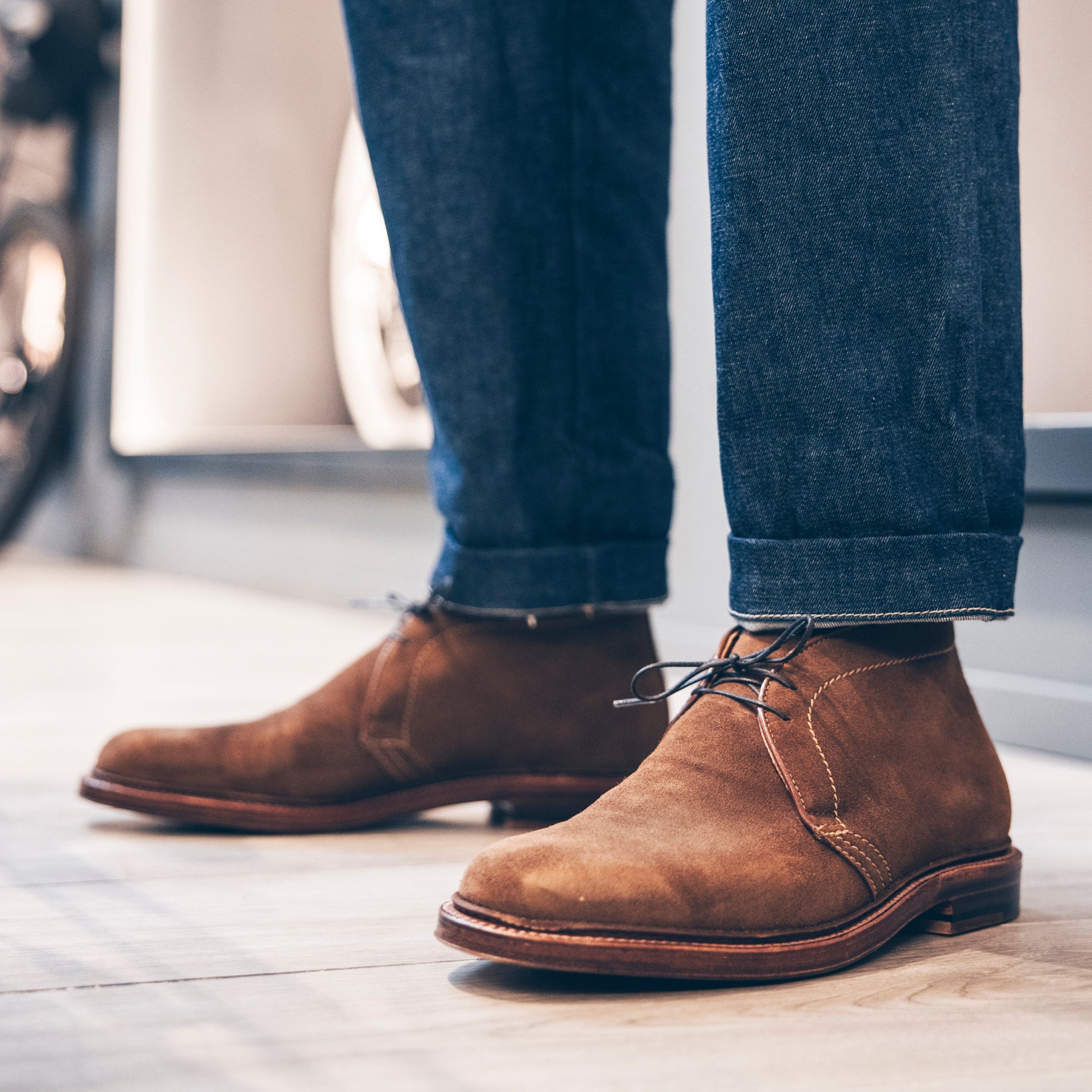 ALDEN - Polacco M7701 - Camoscio Marrone chiaro Scarpe Uomo Alden