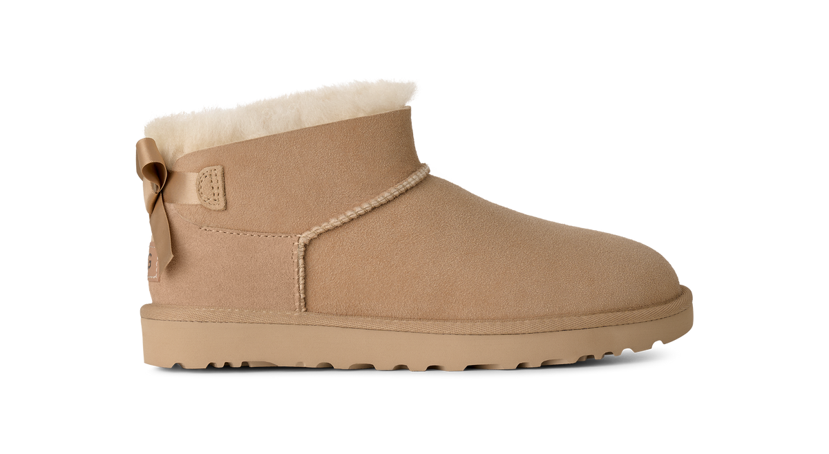 UGG - W Ultra Mini Bailey Bow - 1185491 - Sand