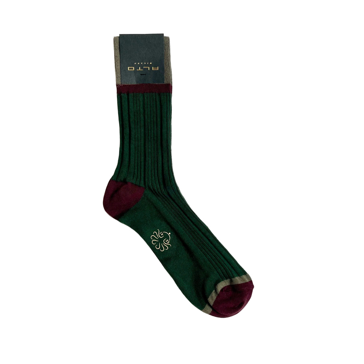 ALTO MILANO - Calzino Corto - MARIBEL - Verde Accessori Donna Alto Milano 