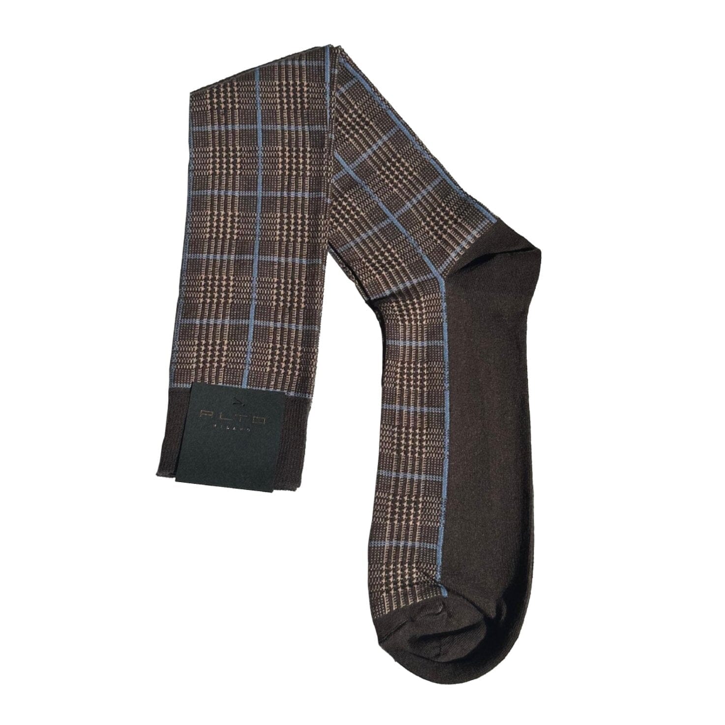 ALTO MILANO - Calzino Lungo - EBANO - Brown 005 Accessori Uomo Alto Milano 