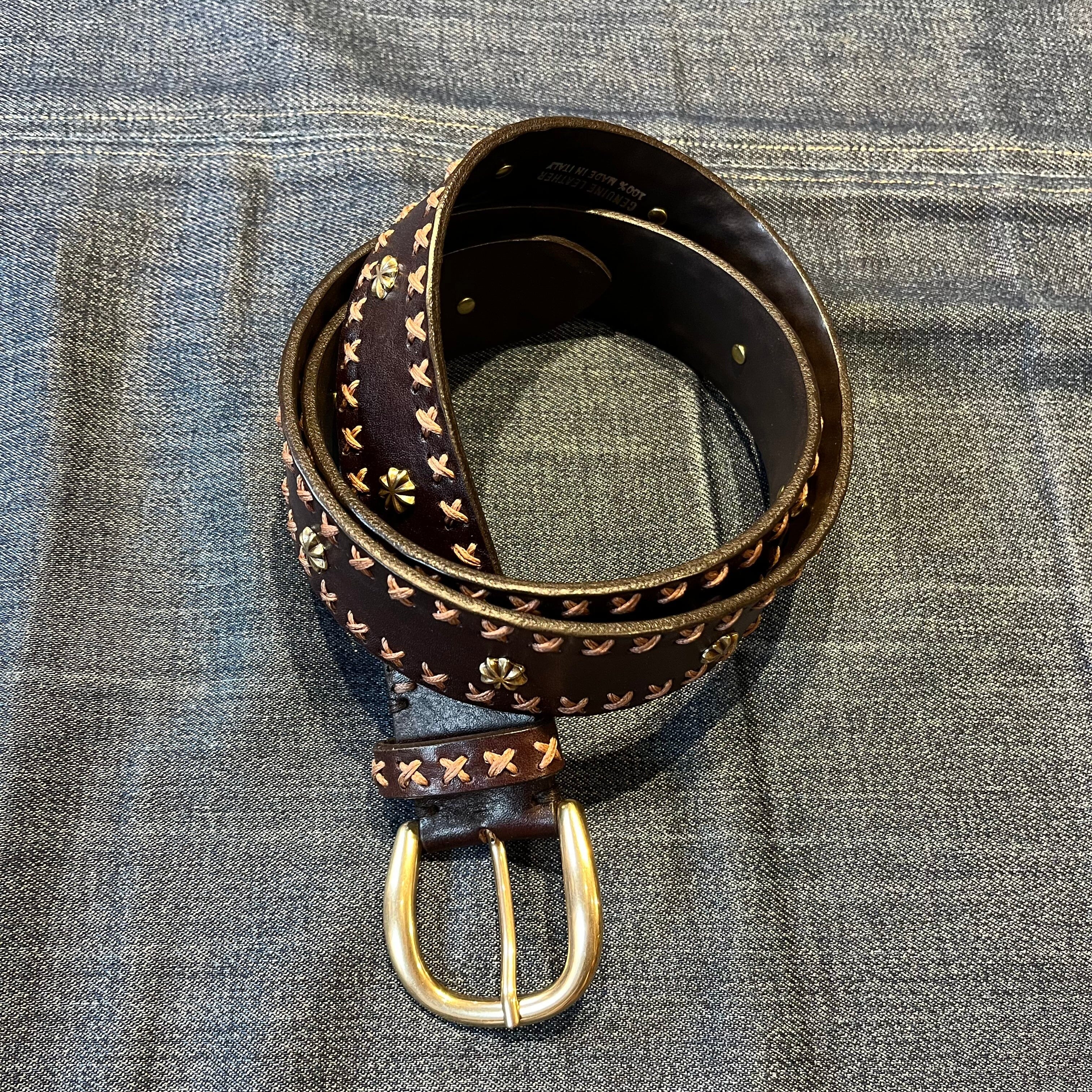 PUNTO VITA - Cintura PV2660 - Vintage - Testa di moro Accessori Donna PUNTO VITA 