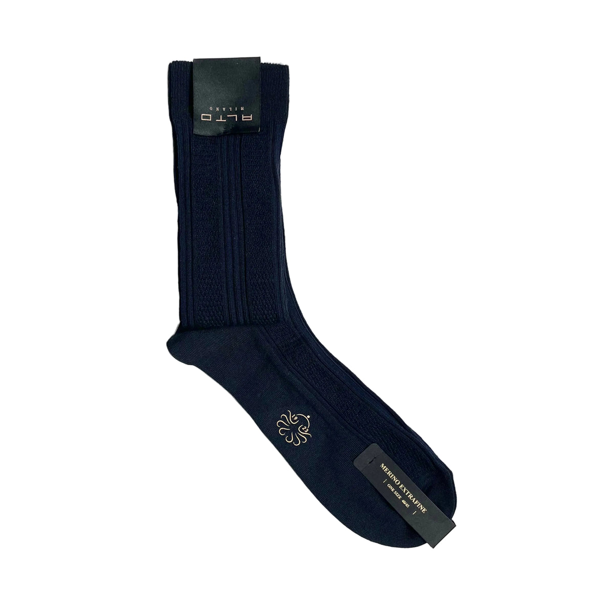 ALTO MILANO - Calzino Lungo - GRAFITE - Blu Accessori Uomo Alto Milano 