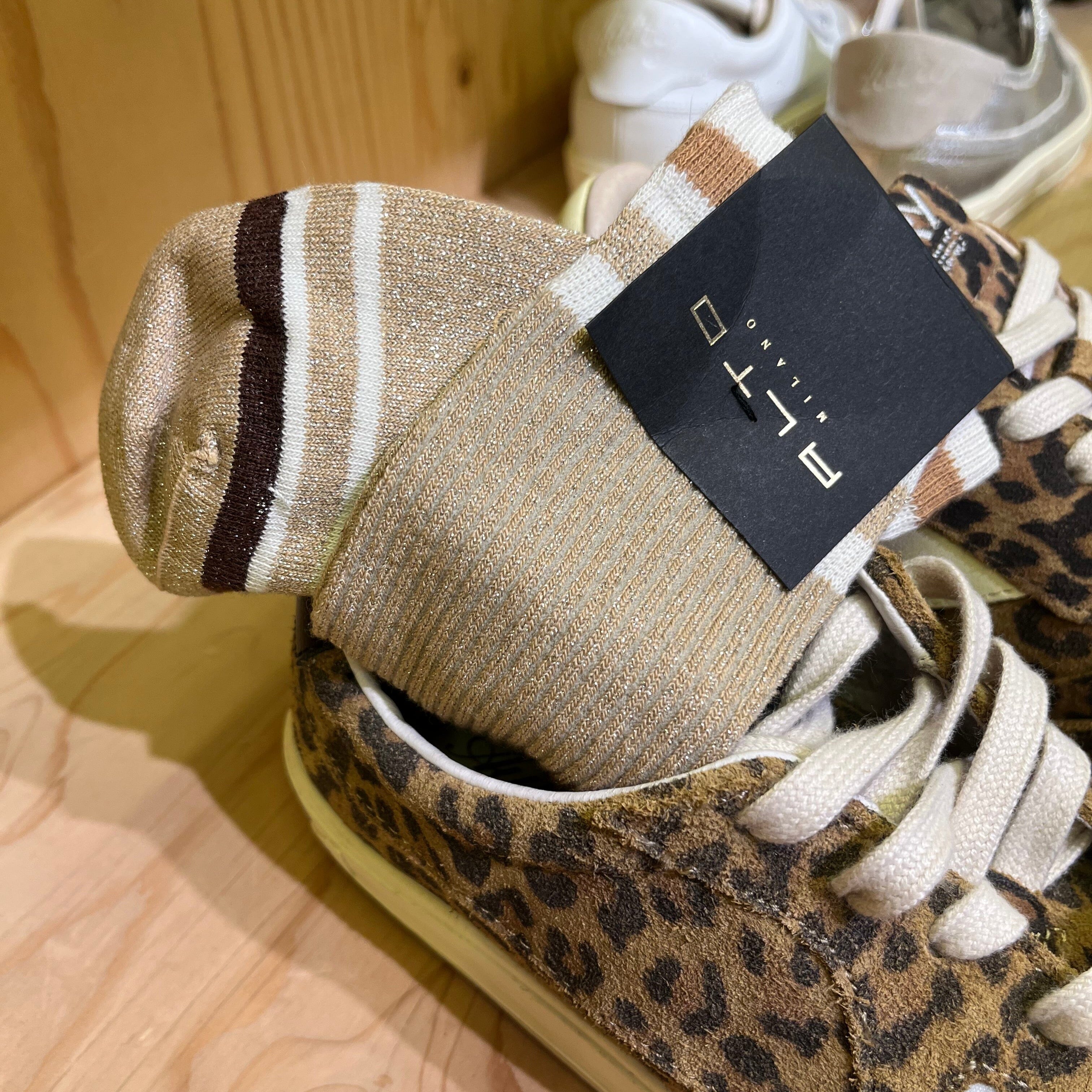 ALTO MILANO - Calzino Corto - CHAPO' 26PEAM1020DC - 112 Sahara Accessori Donna ALTO MILANO - Collezione Donna 