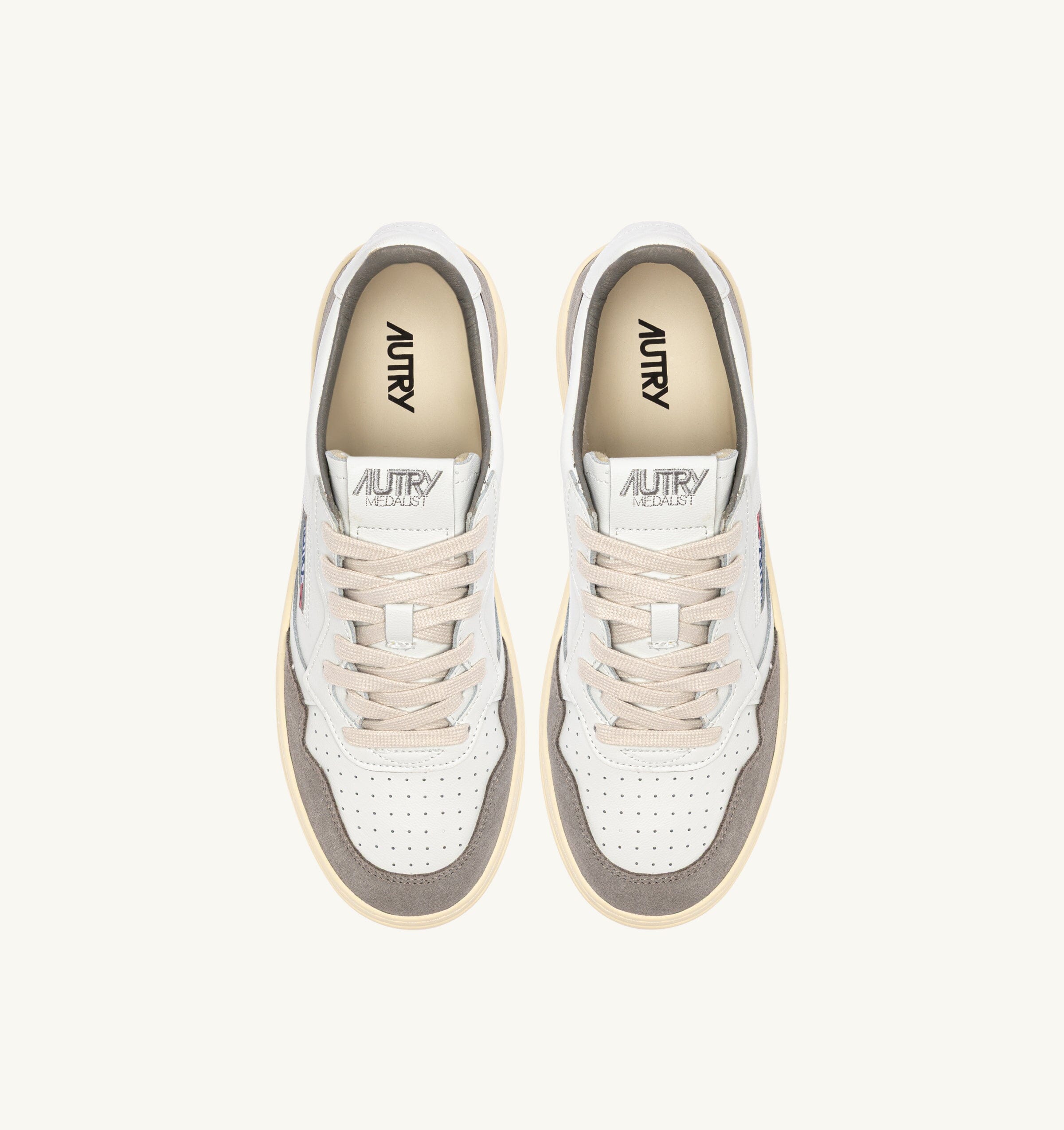 AUTRY - AULM FT15 - Sneakers MEDALIST - Bianco cemento Scarpe Uomo AUTRY - Collezione uomo 