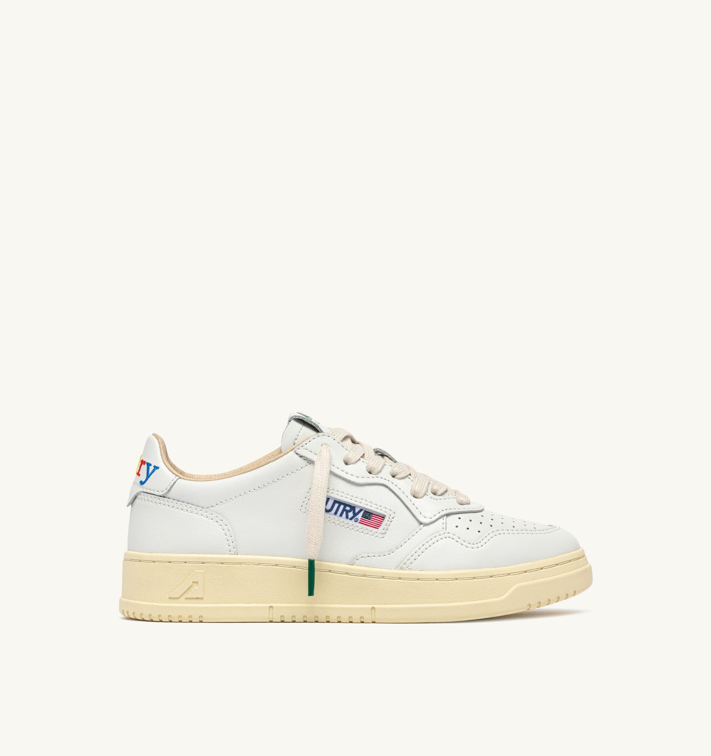 AUTRY - AULW BG01 - Sneakers MEDALIST - Bianco Logo Scarpe Donna AUTRY - Collezione donna 