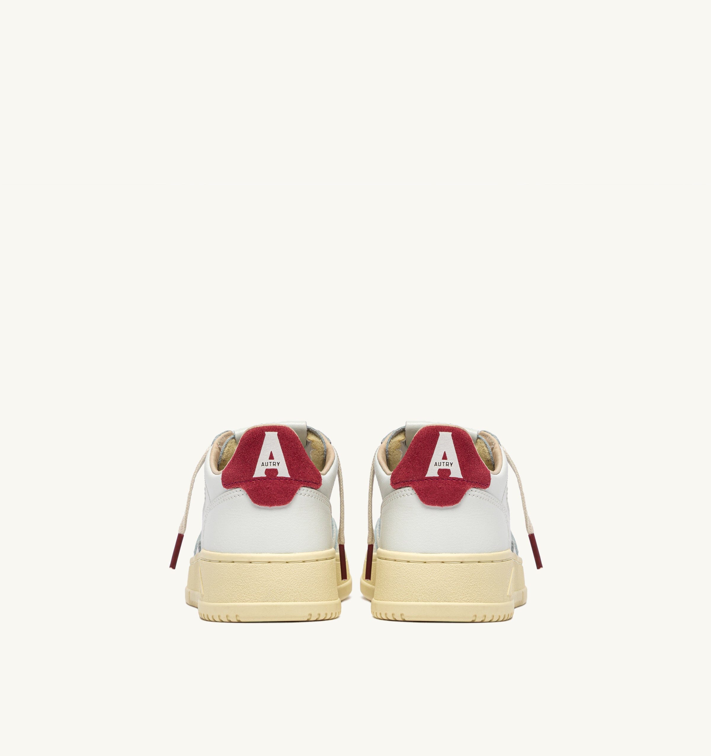 AUTRY - AULW BJ01 - Sneakers MEDALIST - Bianco Deep Claret Scarpe Donna AUTRY - Collezione donna 