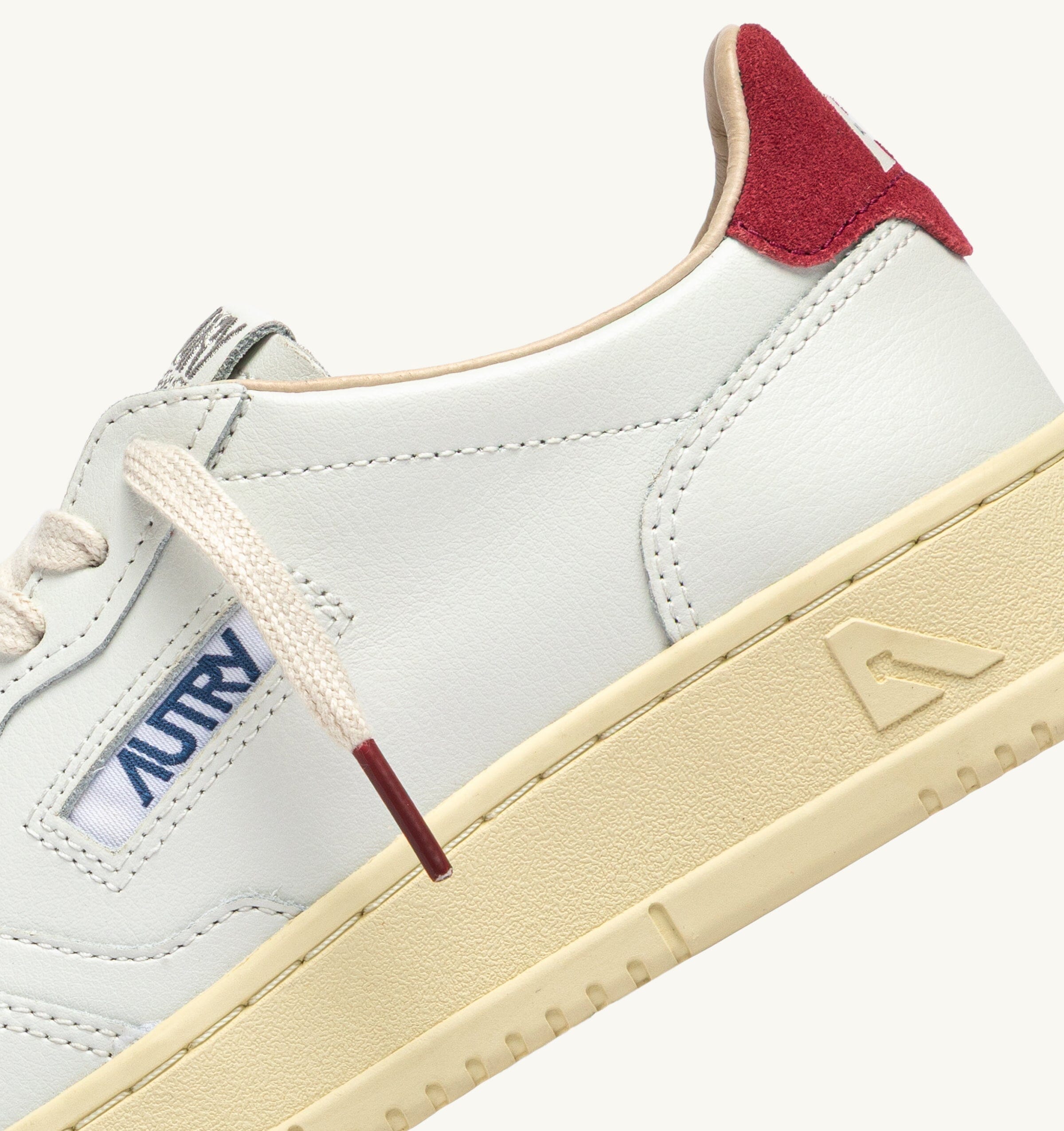 AUTRY - AULW BJ01 - Sneakers MEDALIST - Bianco Deep Claret Scarpe Donna AUTRY - Collezione donna 