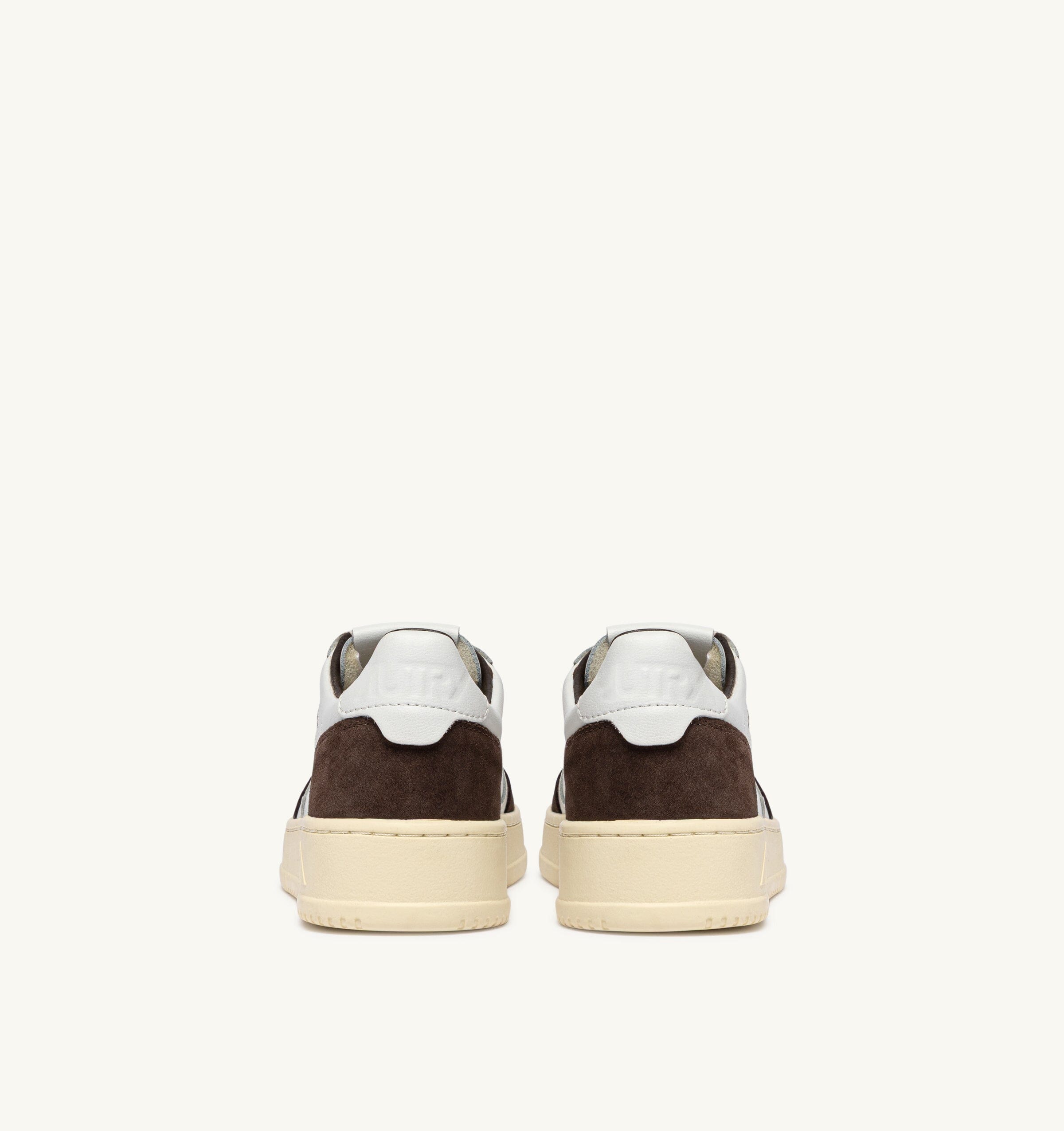 AUTRY - AULW FT19 - Sneakers MEDALIST - Bianco Marrone Scarpe Donna AUTRY - Collezione donna 