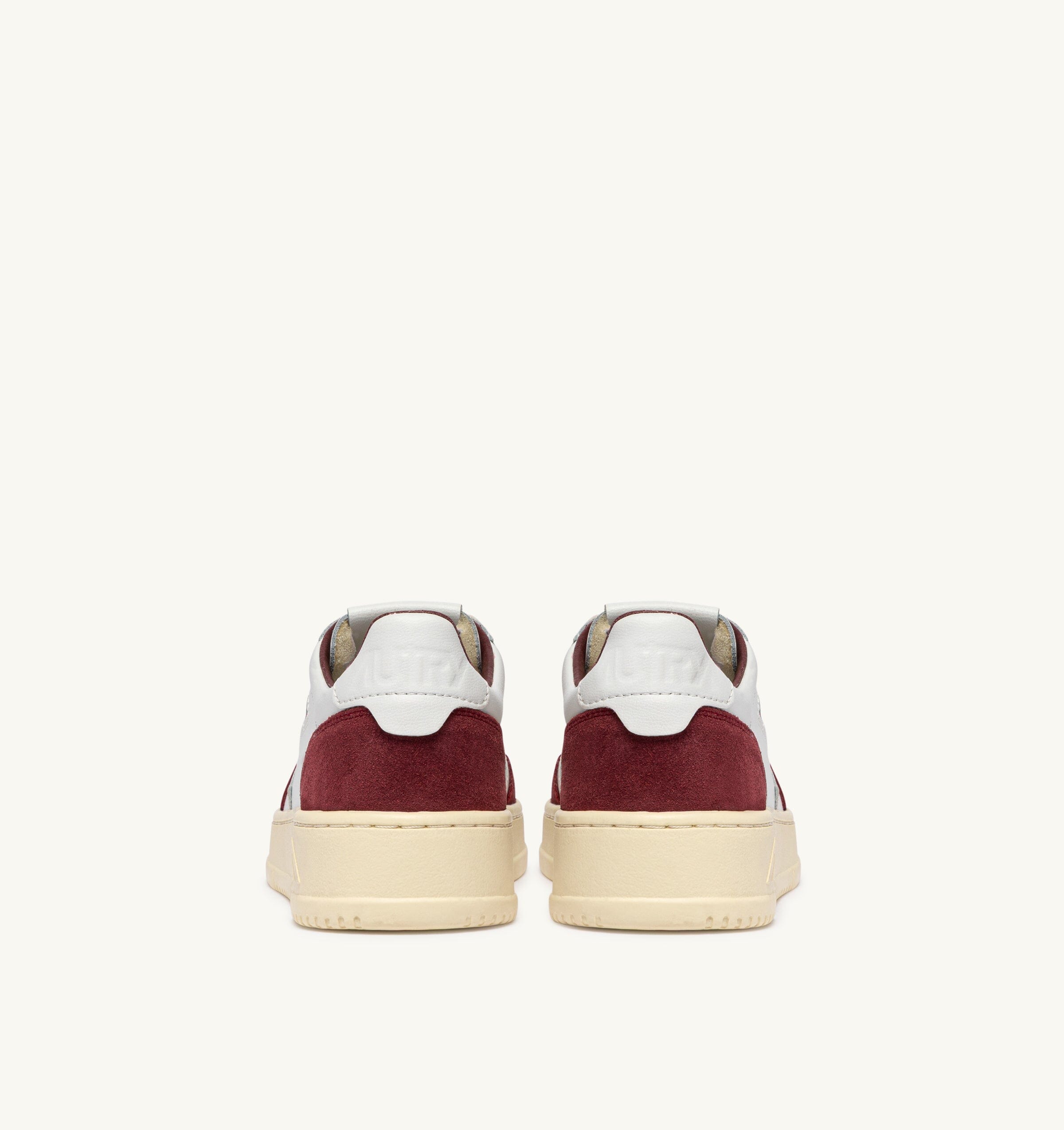 AUTRY - AULW FT20 - Sneakers MEDALIST - Bianco Borgogna Scarpe Donna AUTRY - Collezione donna 