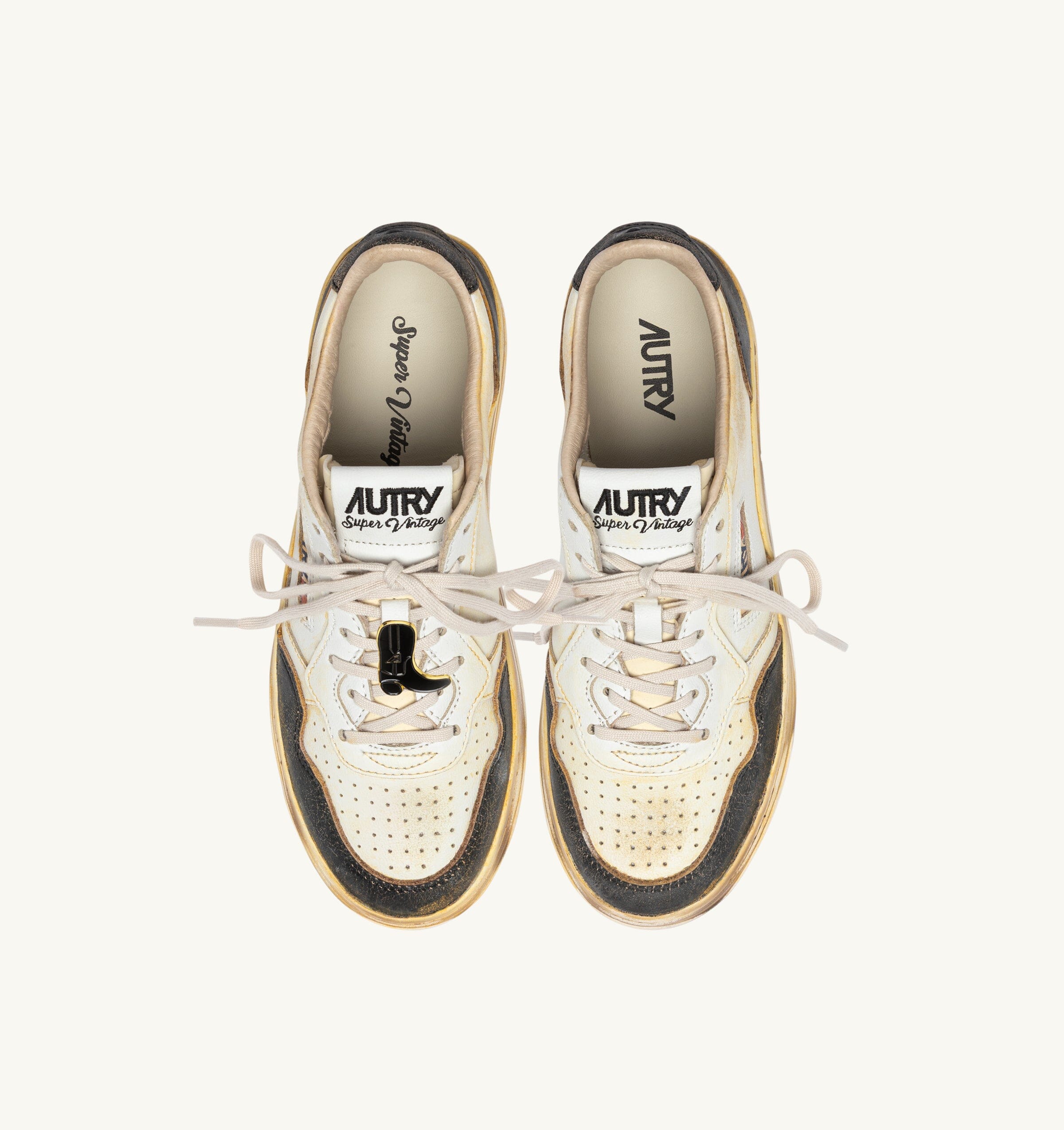 AUTRY - AVLW KG01 - Sneakers - Vintage - Nero Bianco Scarpe Donna AUTRY - Collezione donna 