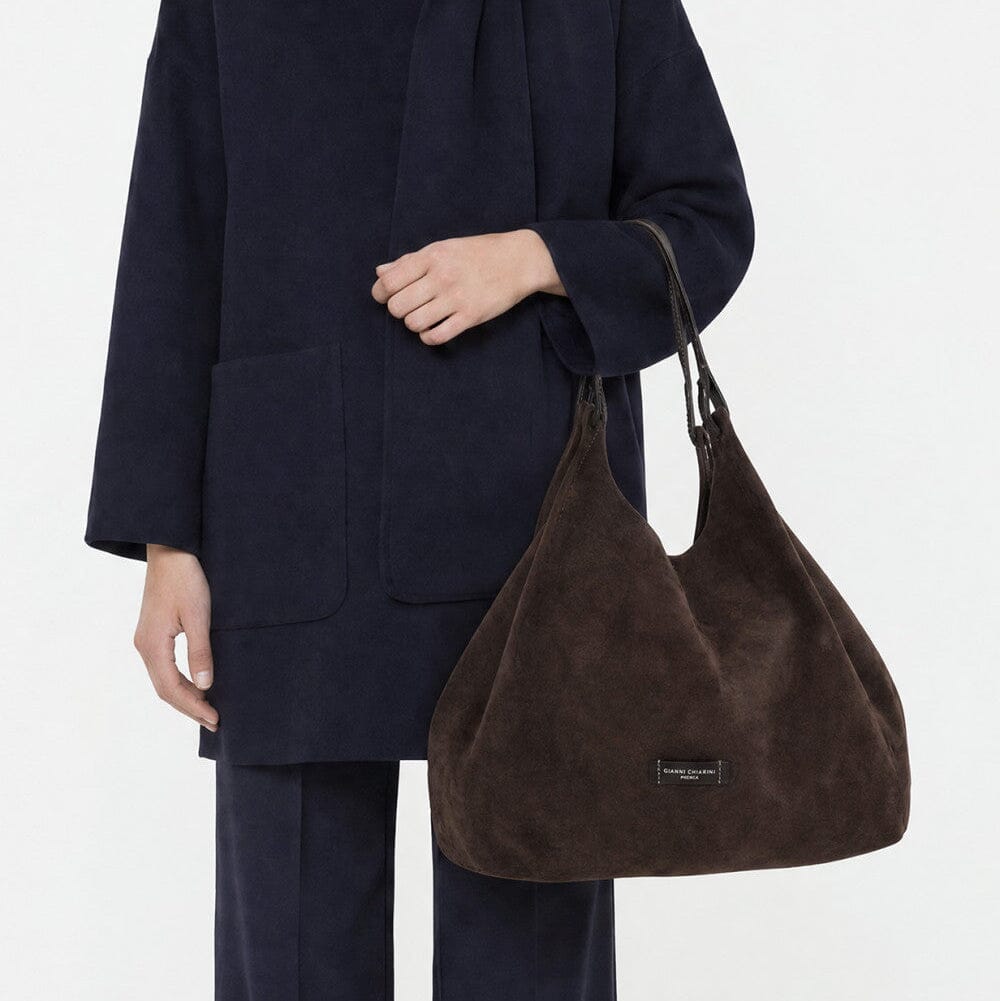 Gianni Chiarini - Borsa a spalla - BS 9800 - DUA - Moka Borse Gianni Chiarini 