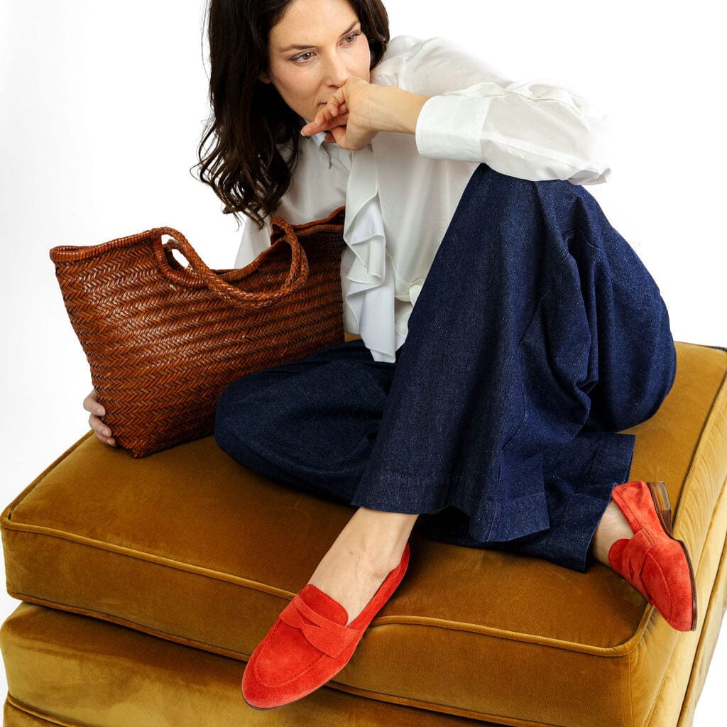 BERWICK 1707 - Mocassino Donna 10113 - Rosso Spicy Scarpe Donna BERWICK 1707 - Collezione Donna 