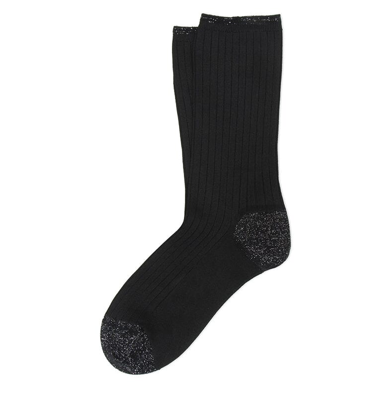 ANT 45 - Calzino Corto - CHANNE - K01 Nero Accessori Donna ANT 45 