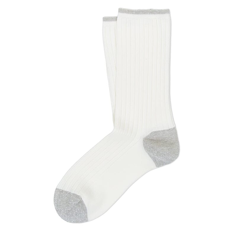 ANT 45 - Calzino Corto - CHANNE - W01 White Accessori Donna ANT 45 