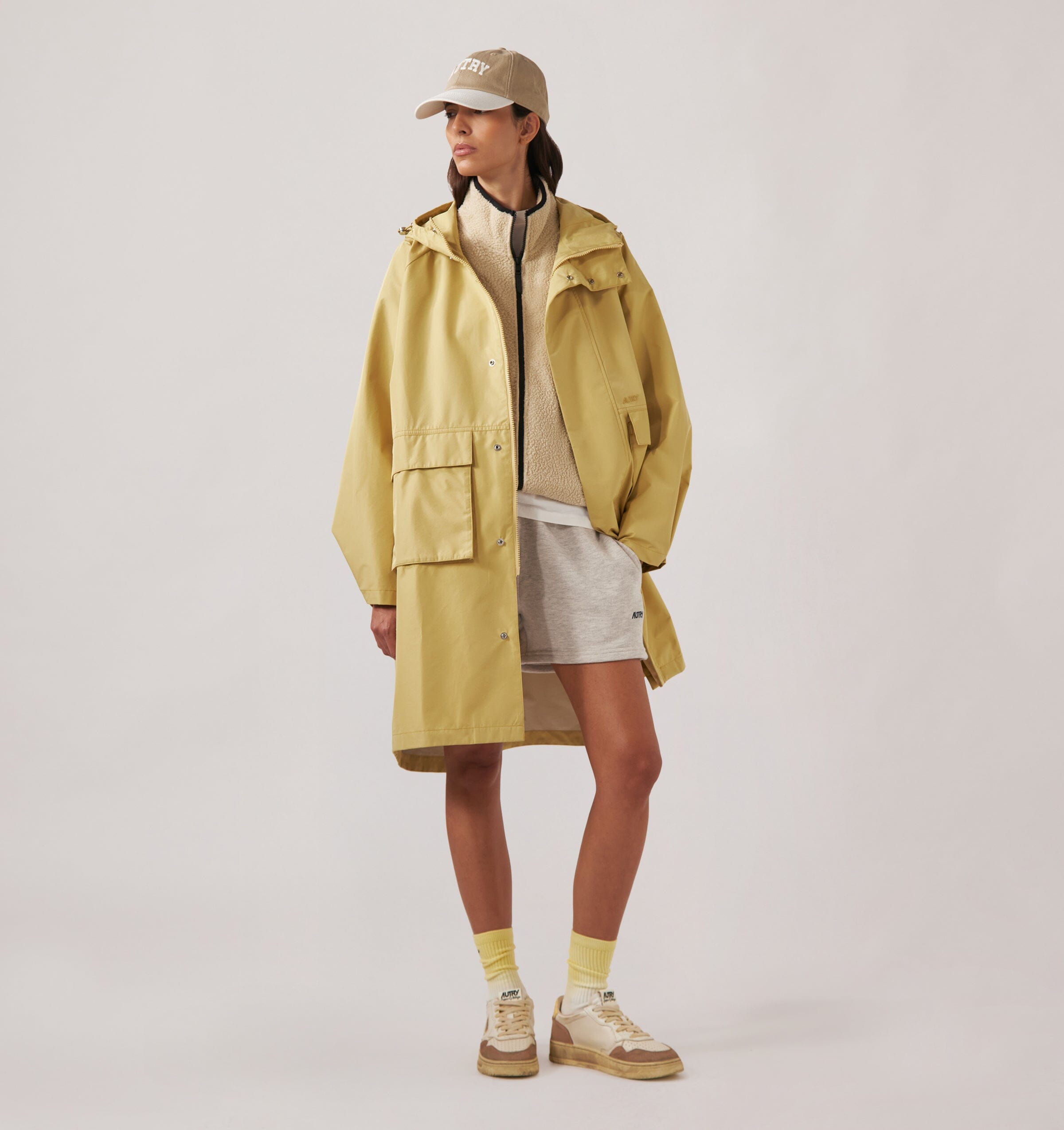 AUTRY - COPX 0081 - Parka nylon - Biscotto Abbigliamento Uomo AUTRY - Collezione uomo 