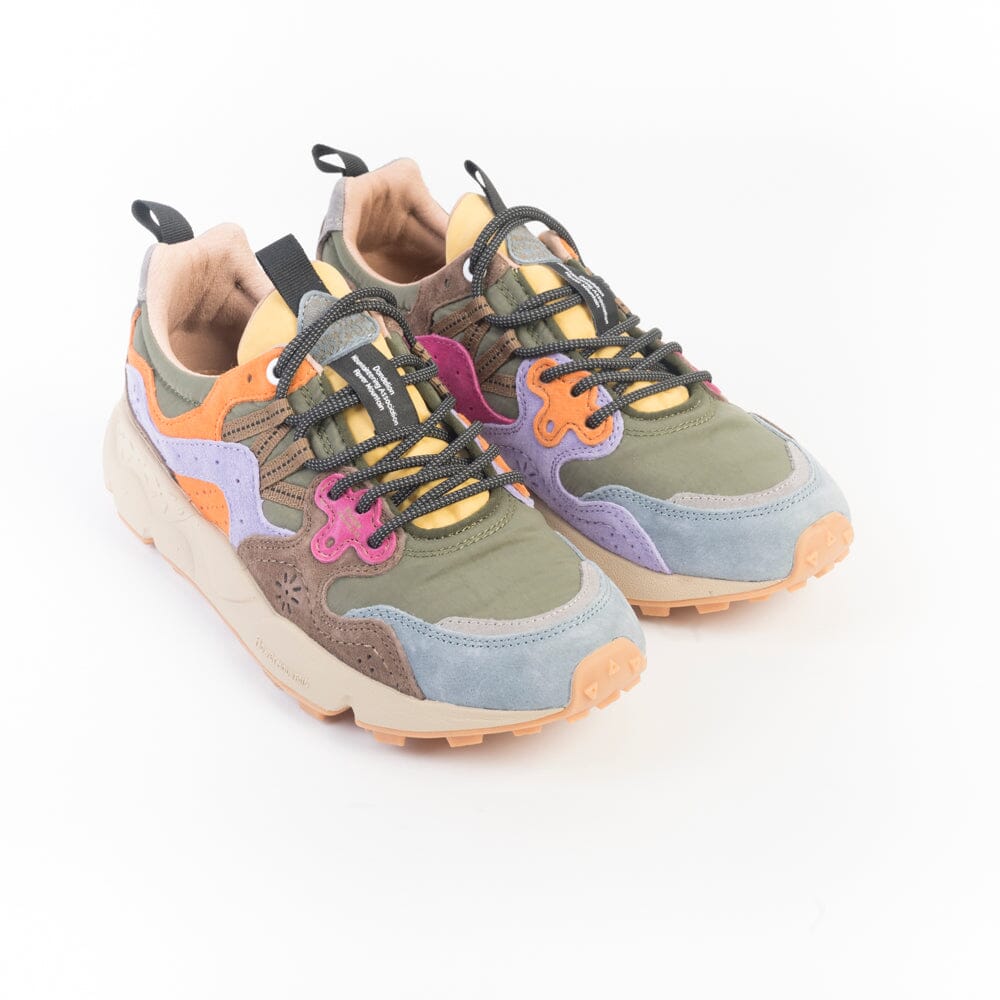 FLOWER MOUNTAIN - Sneakers Yamano3 2F69 - Kaki Multi Scarpe Donna FLOWER MOUNTAIN 