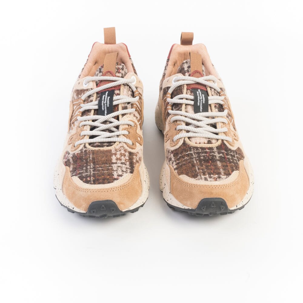 FLOWER MOUNTAIN - Sneakers Yamano3 2E02 - Brown Cream Scarpe Donna FLOWER MOUNTAIN 