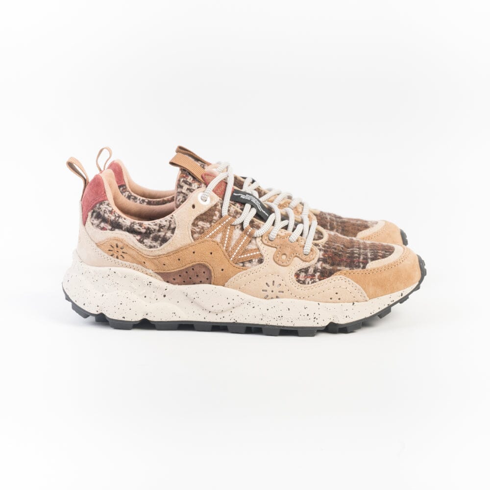 FLOWER MOUNTAIN - Sneakers Yamano3 2E02 - Brown Cream Scarpe Donna FLOWER MOUNTAIN 