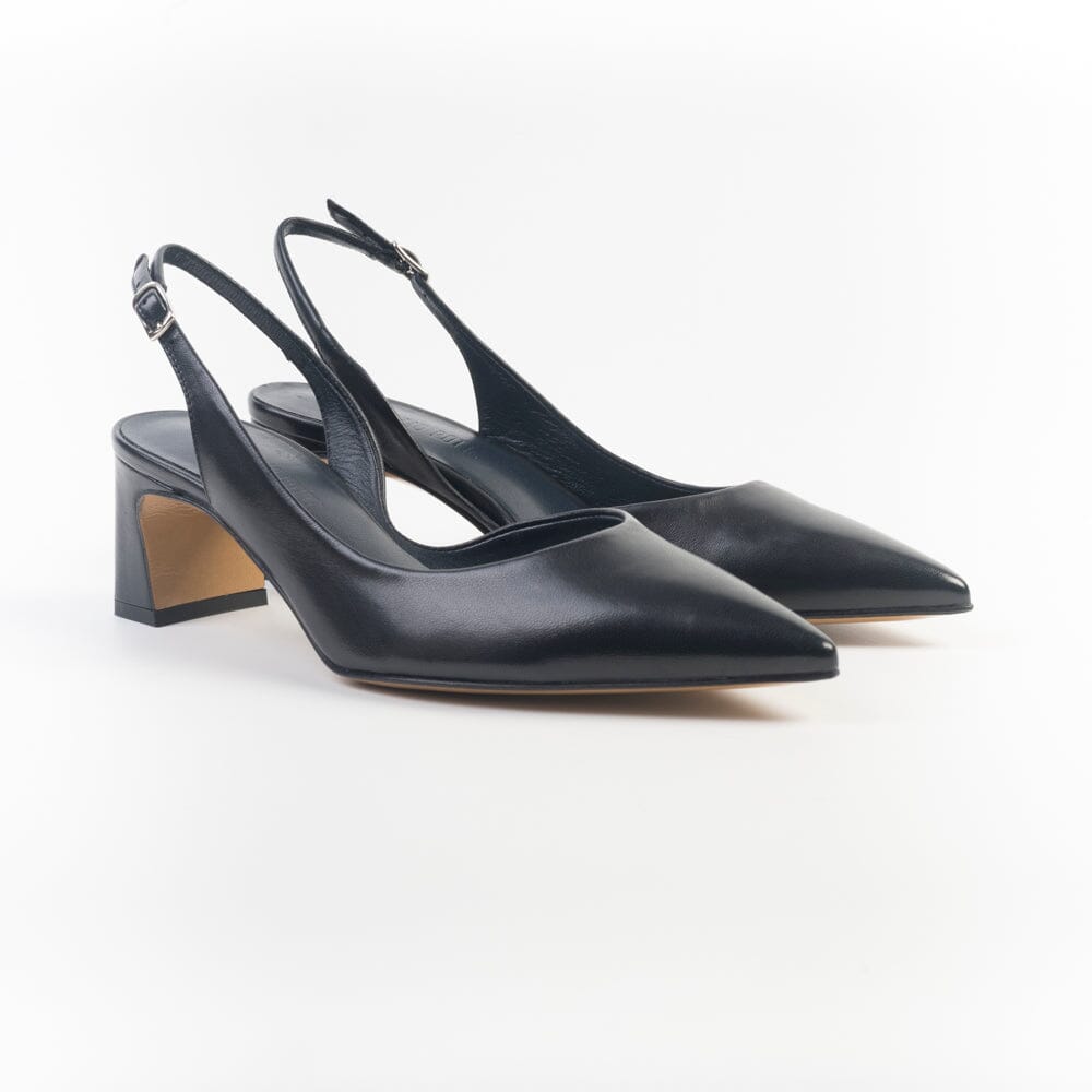 GUGLIELMO ROTTA - Sling Back - Alvin - Nappa Blu Scarpe Donna GUGLIELMO ROTTA 