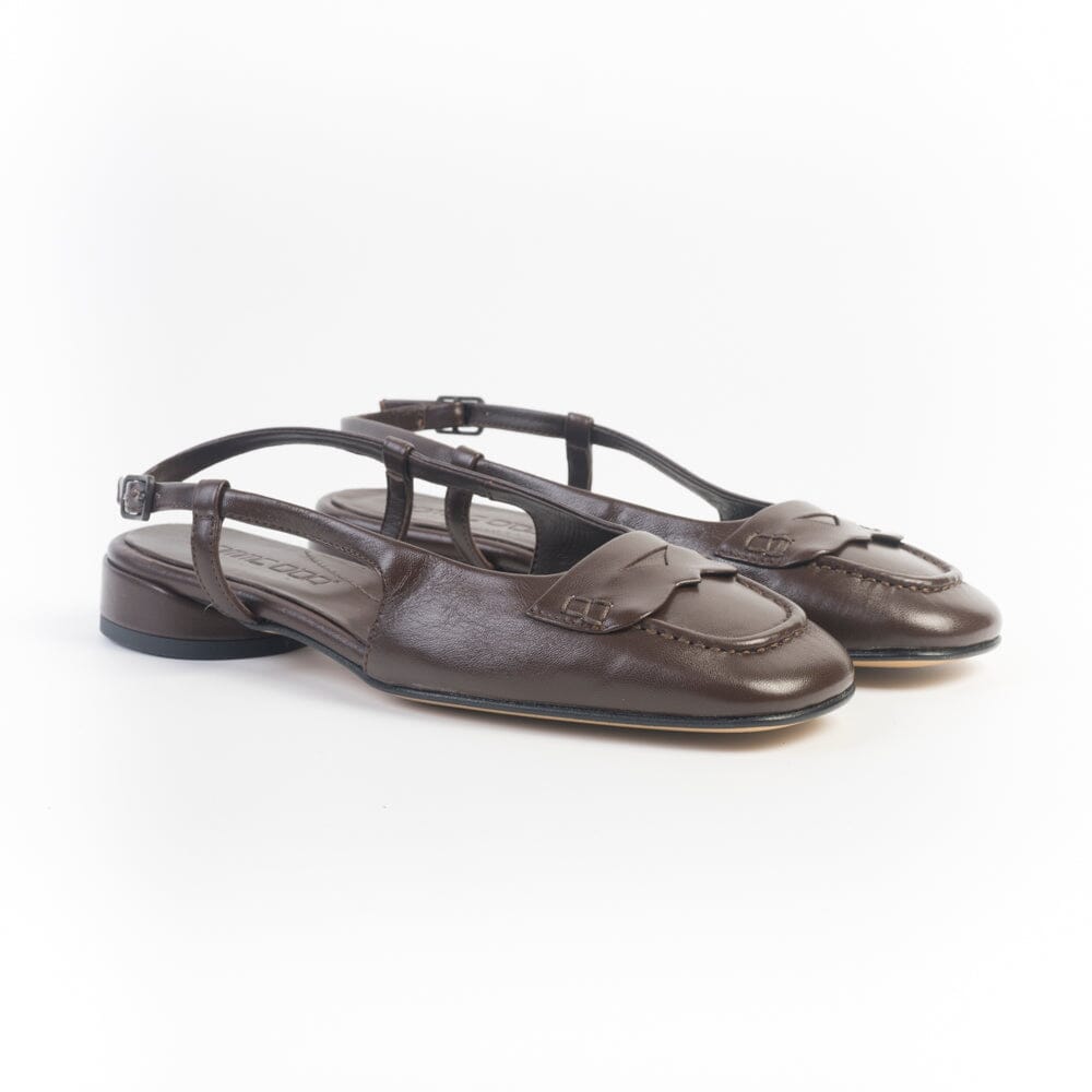POMME D'OR - Sling Back 1293 - Espresso Scarpe Donna POMME D' OR 