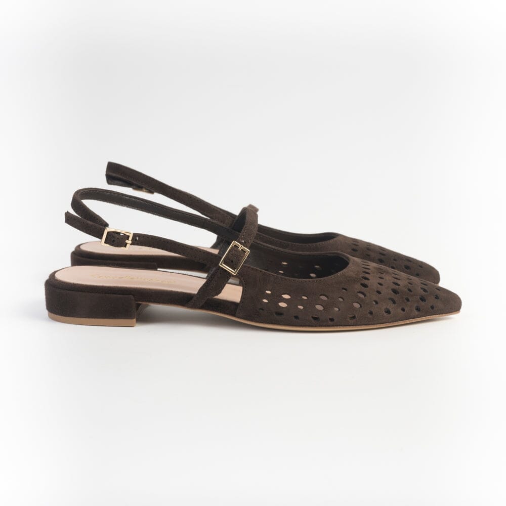 CappellettoShop - Sling Back - Pauline82 - Testa di Moro Scarpe Donna CAPPELLETTO 1948 