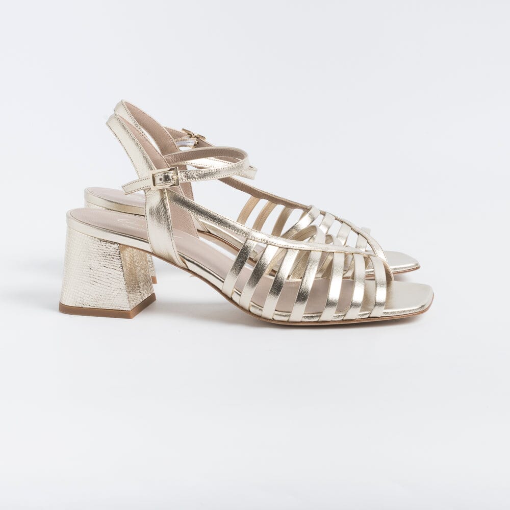 CHEVILLE - Sandali con Tacco - Isotta - Platino Scarpe Donna CHEVILLE 