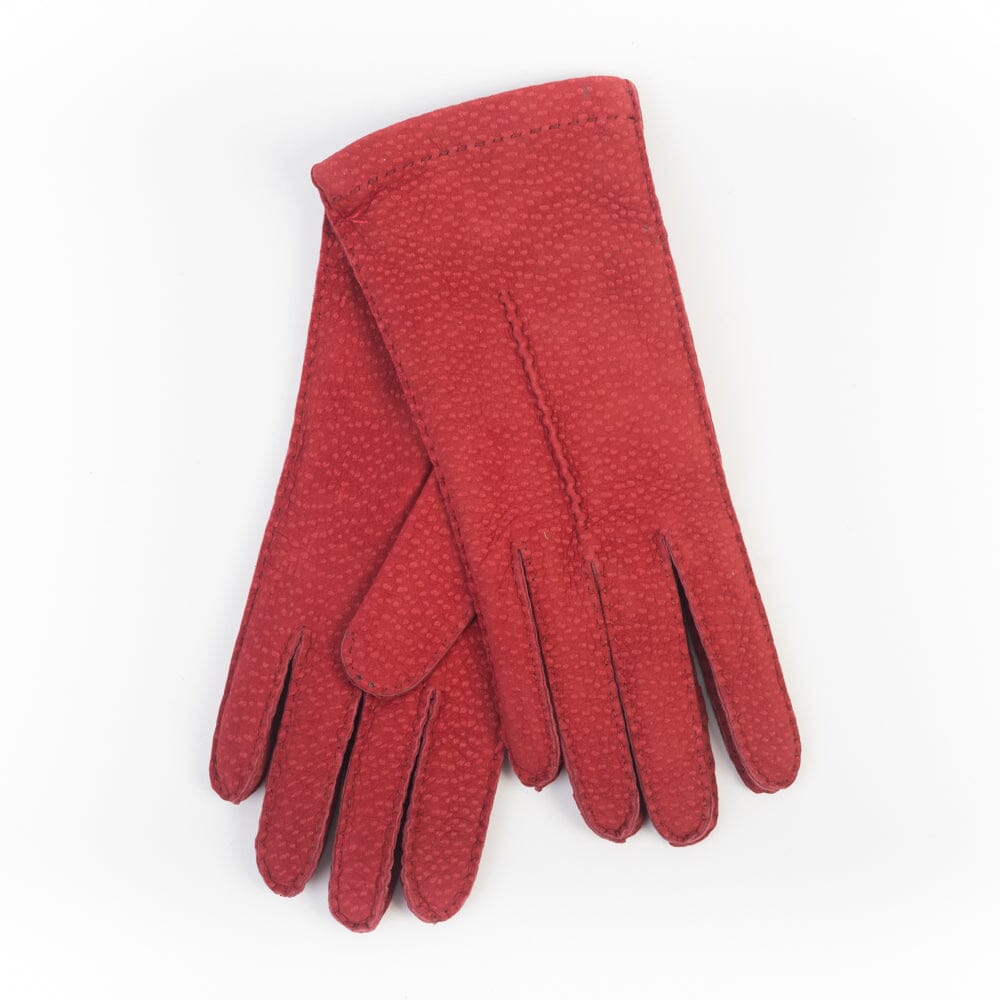 Cappellettoshop - Guanti pelle - Rosso Accessori Donna CappellettoShop 