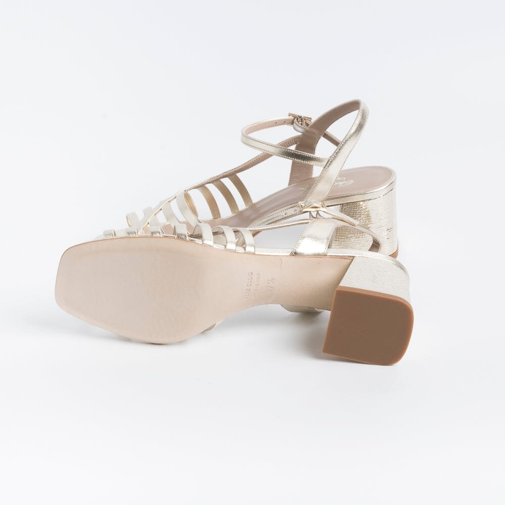 CHEVILLE - Sandali con Tacco - Isotta - Platino Scarpe Donna CHEVILLE 