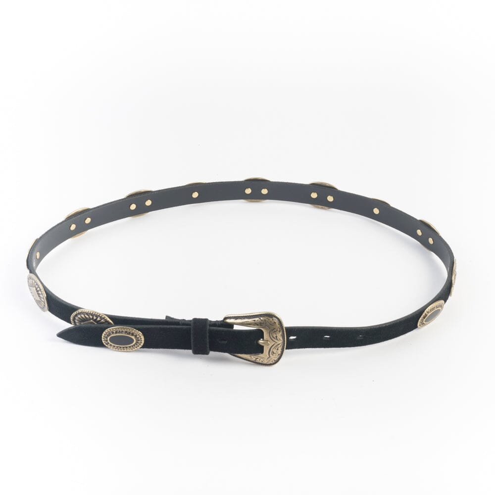 PUNTO VITA - Cintura PV2625 - Camoscio Nero Accessori Donna PUNTO VITA 