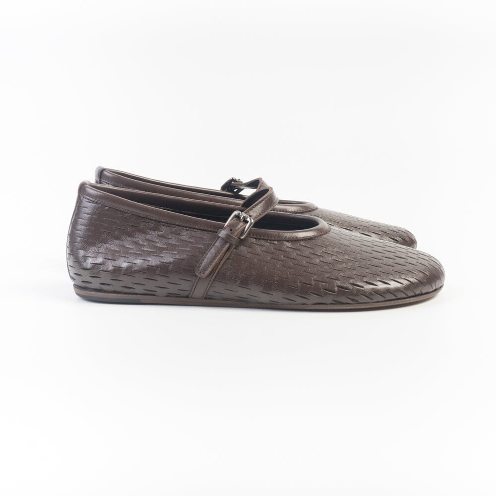 PANTANETTI - Mary Jane 19723 - Pelle Cacao Scarpe Donna PANTANETTI 