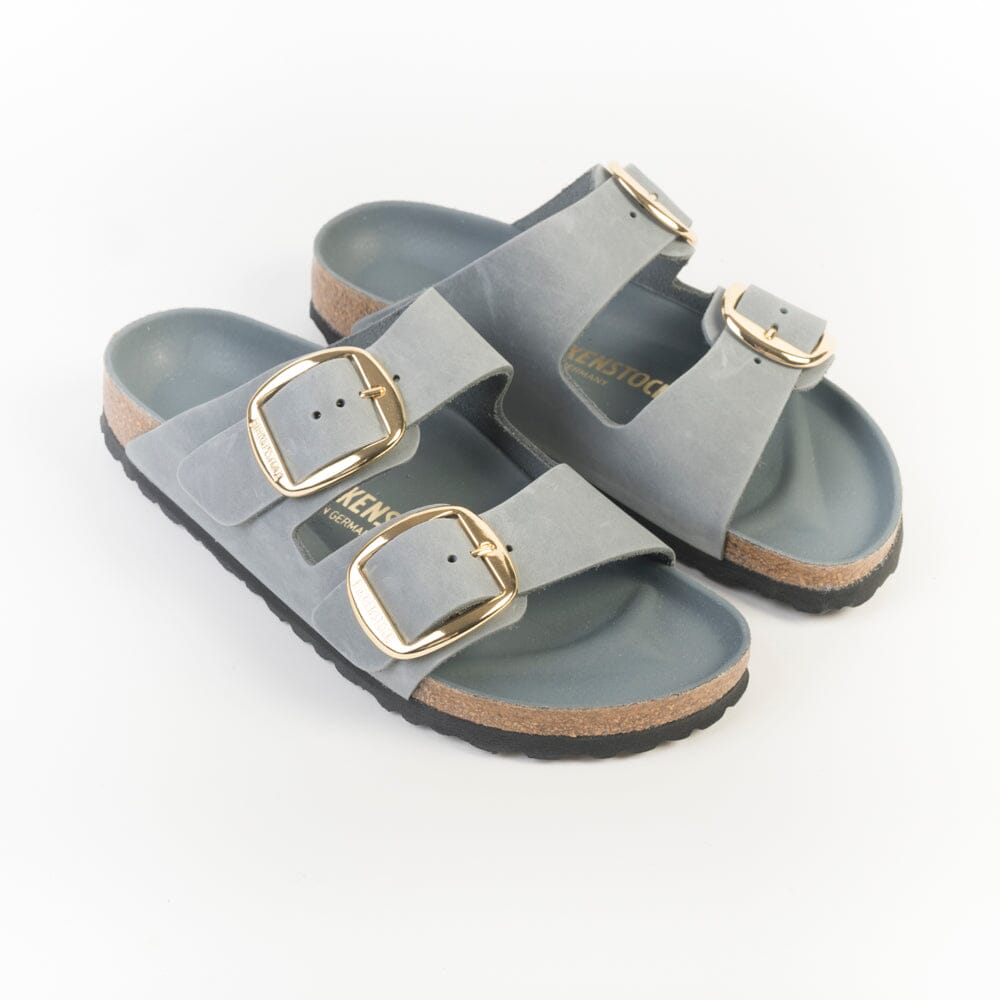 BIRKENSTOCK - Sandali bassi - 1032071 - Arizona Big Buckle - Grigio Basalt Scarpe Donna BIRKENSTOCK 