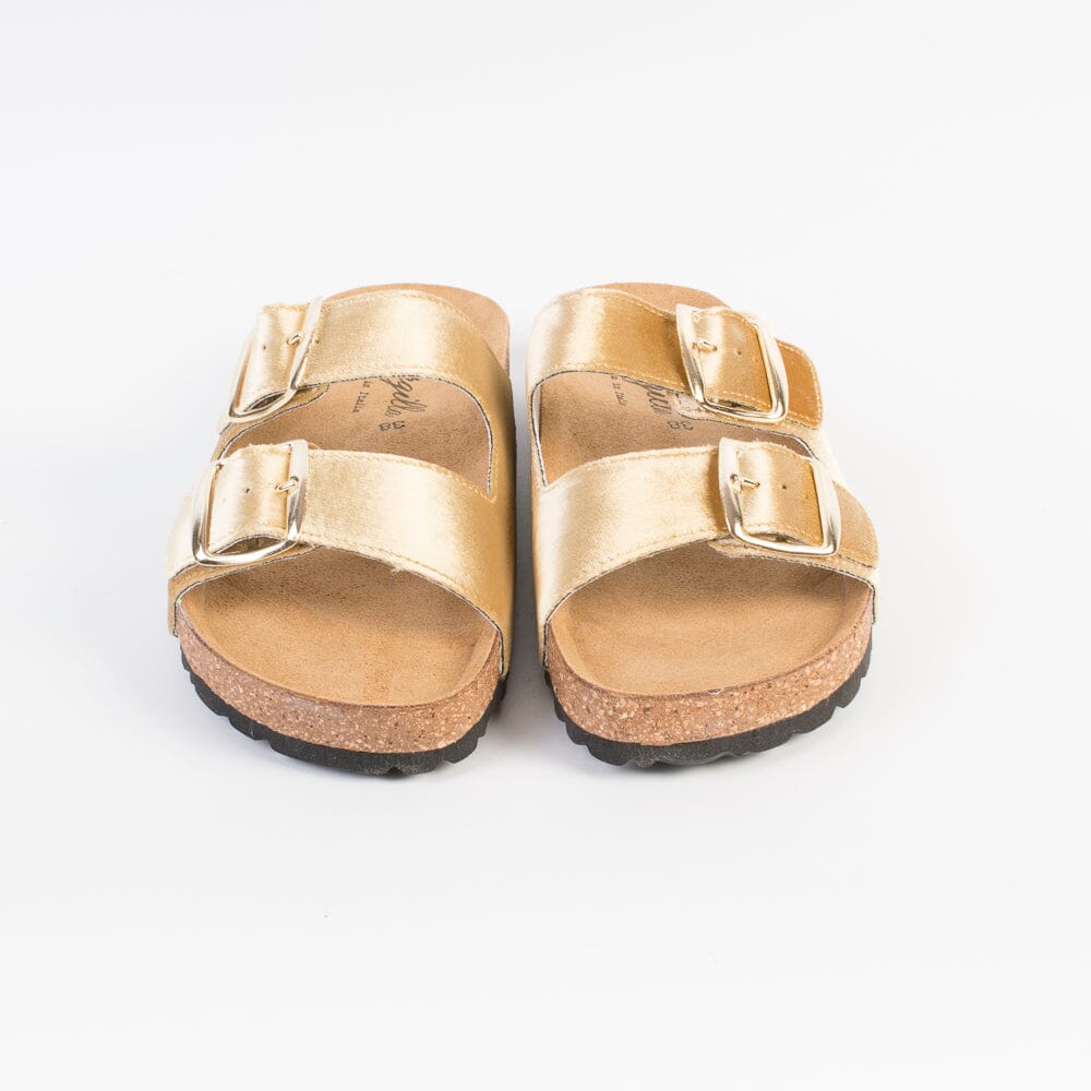 ARGILLA - Sandali Bassi - OSAKA - Velluto Gold Scarpe Donna ARGILLA - Collezione Donna 