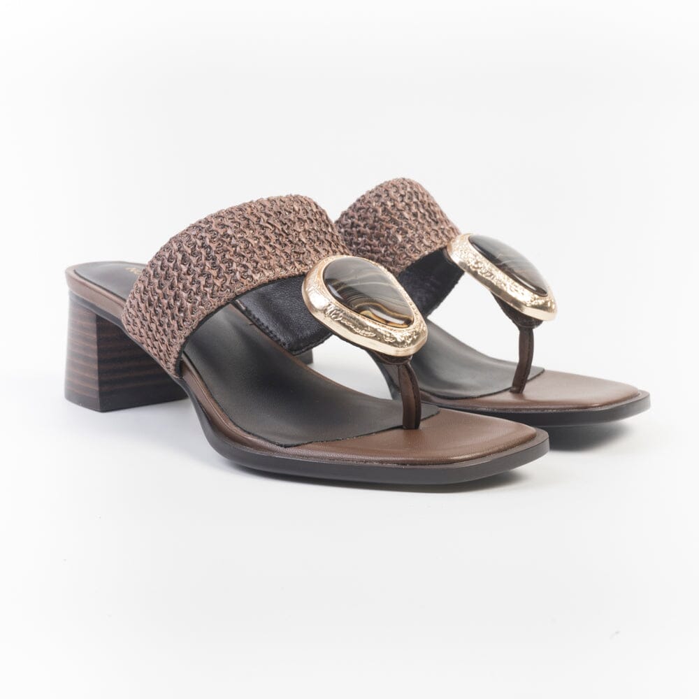 NOAH HARMON - Sandali con tacco - Jude - 9971 - Marrone Scarpe Donna NOAH HARMON - Collezione Donna 